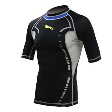 Nylon Spandex Short Sleeve Compression Wear